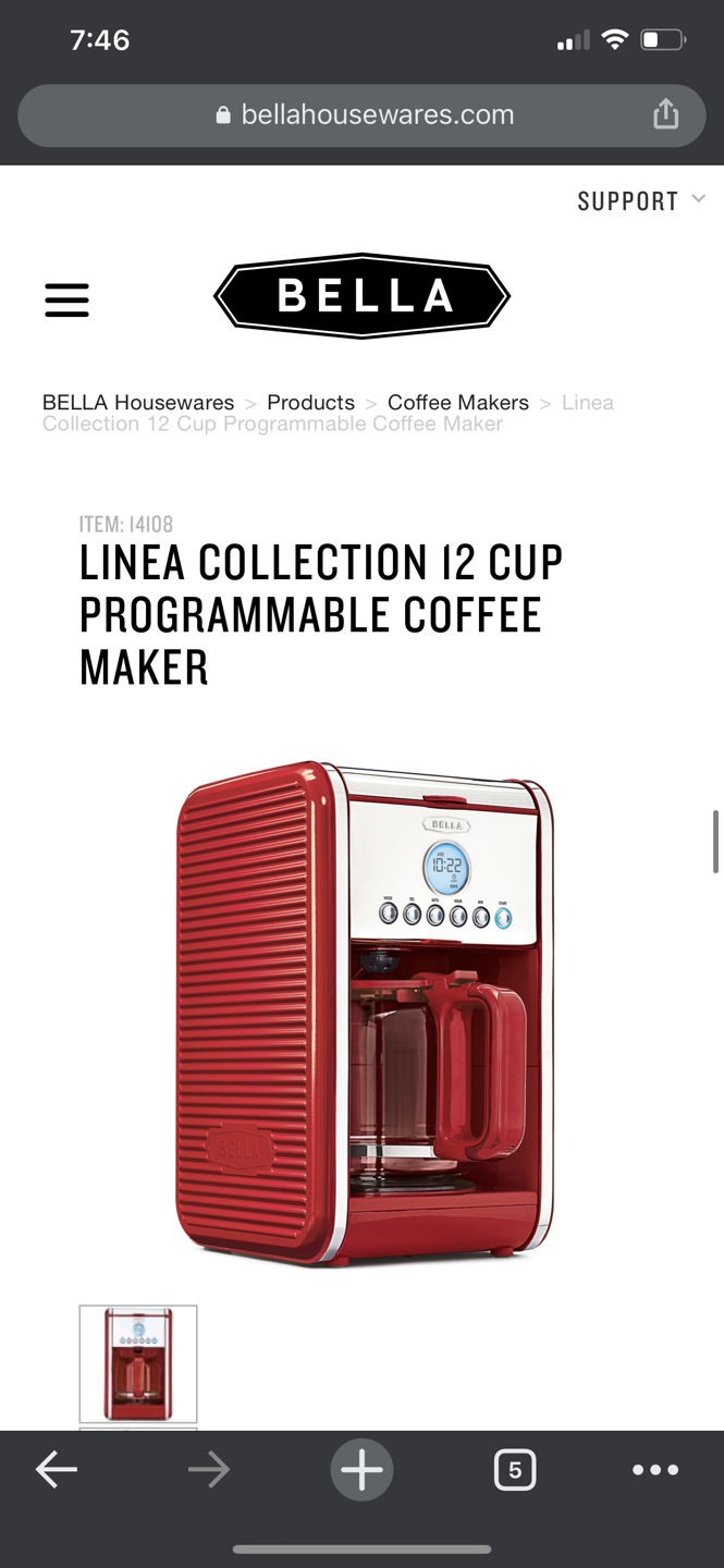 Bella programable coffee machine  - photo 5