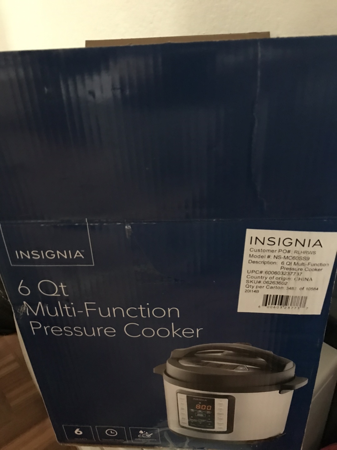 Bella air fryer new 45$ and pressure cooker insignia new 50$  - photo 3