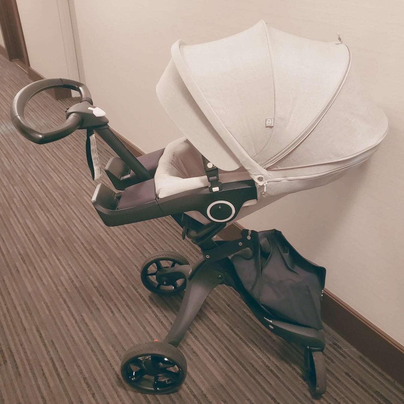 Stokke Xplory V6 stroller and accessories