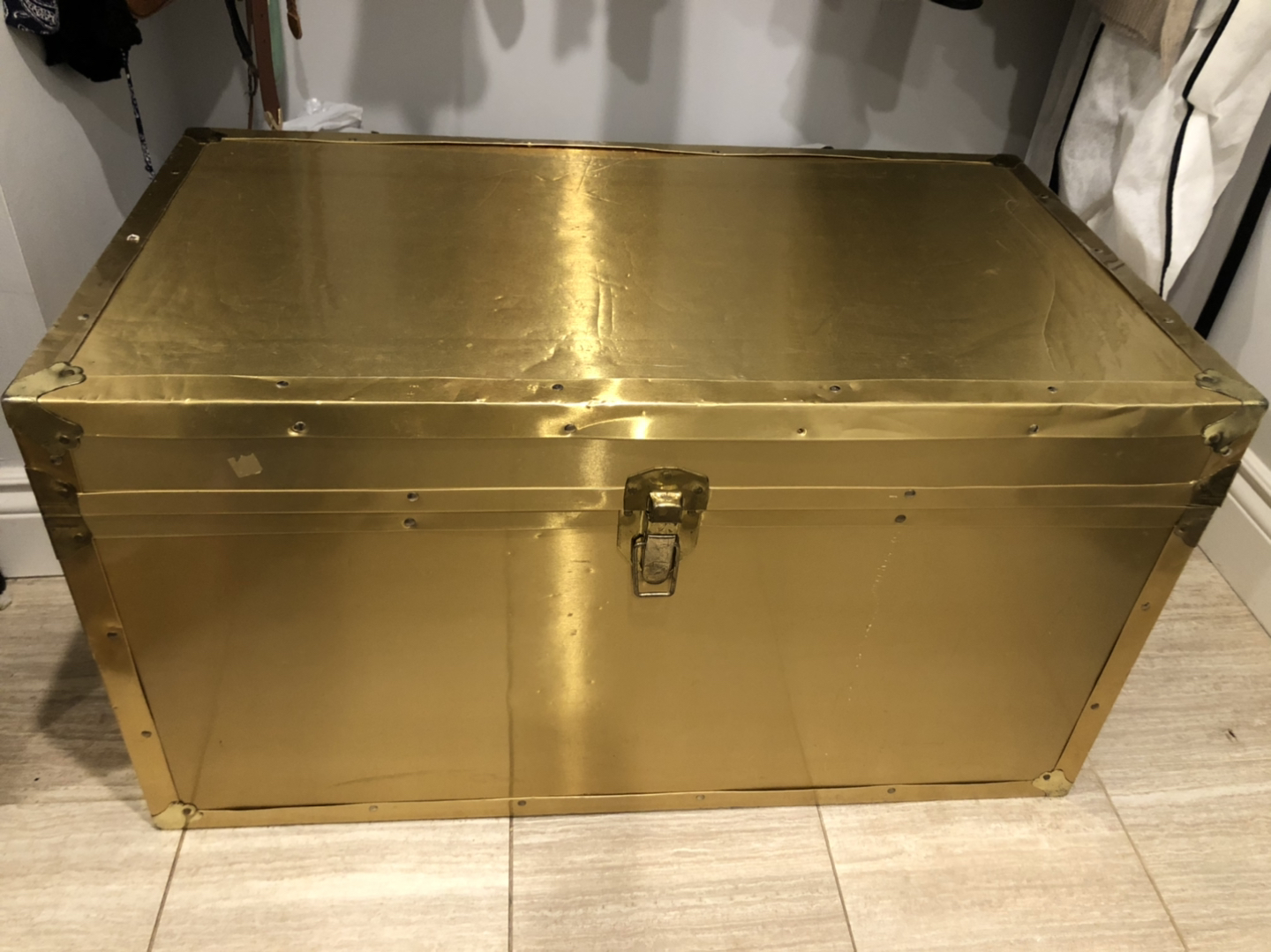 Beautiful gold storage chest