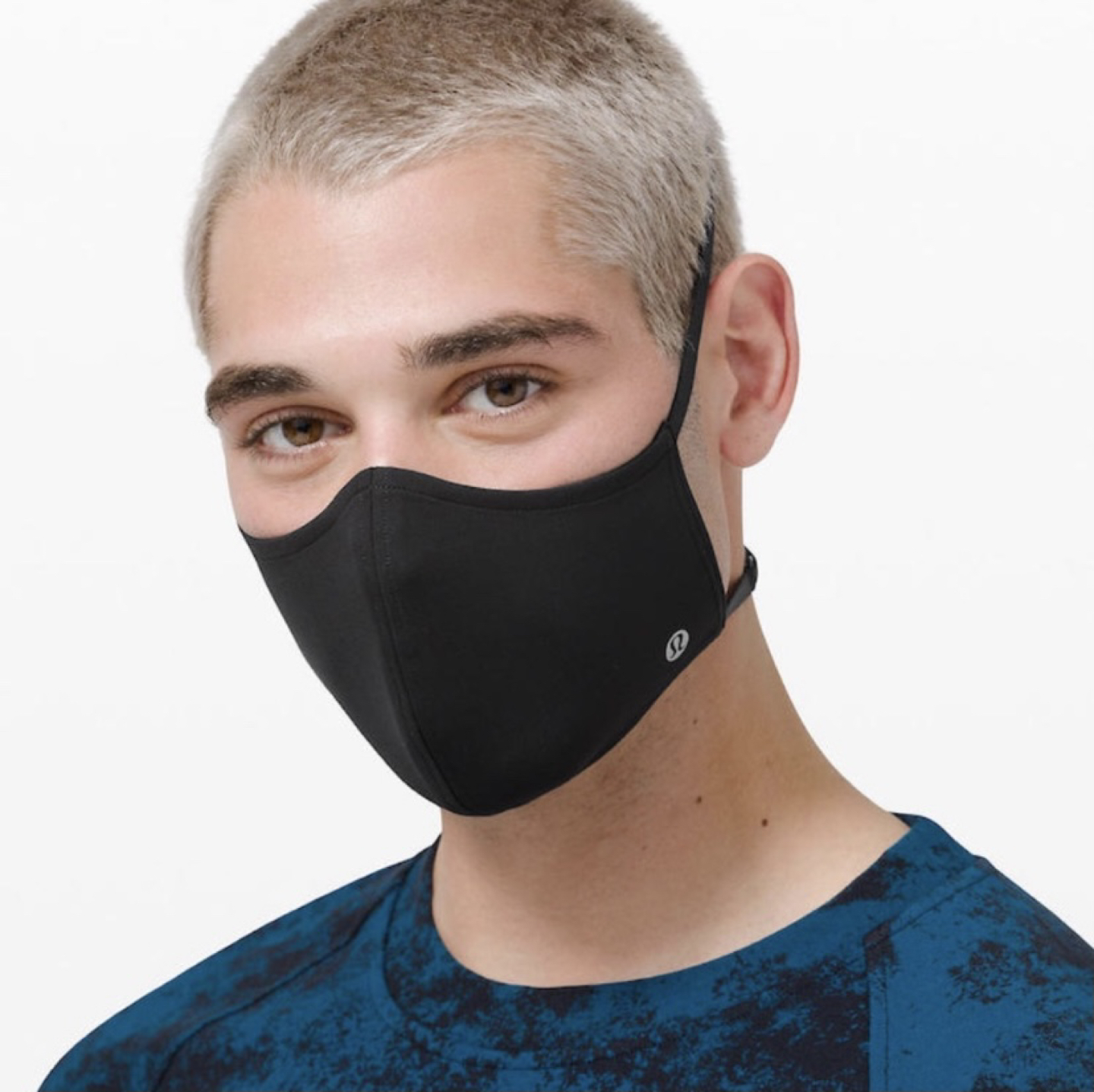 Lululemon double strap mask - black, unisex - photo 3