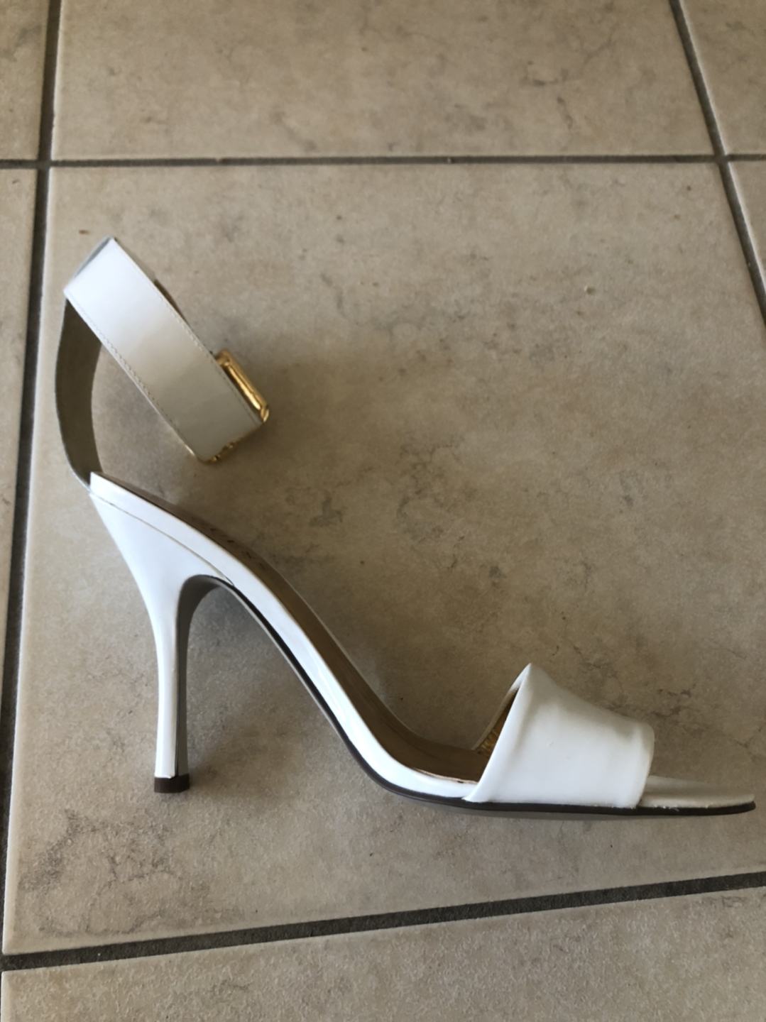 Guess by Marciano White Sandal Heels thumbnail