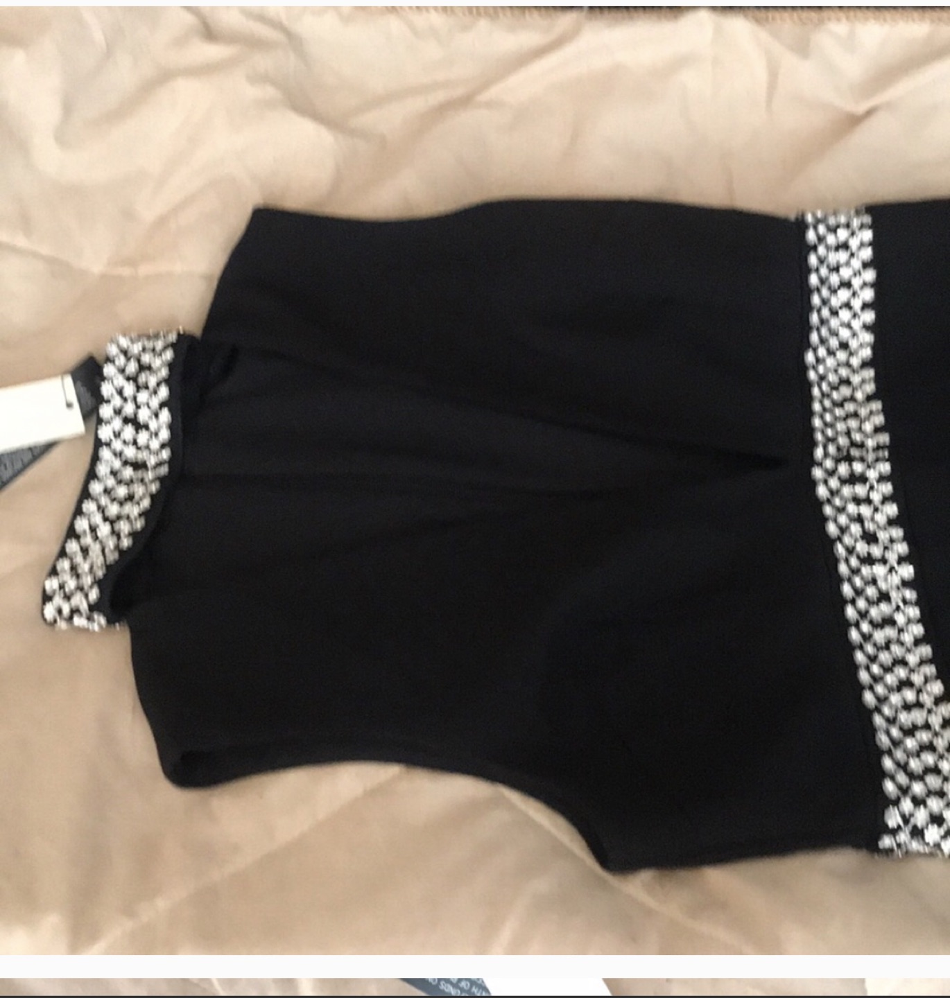 Top shop New Rhinestone and black dress