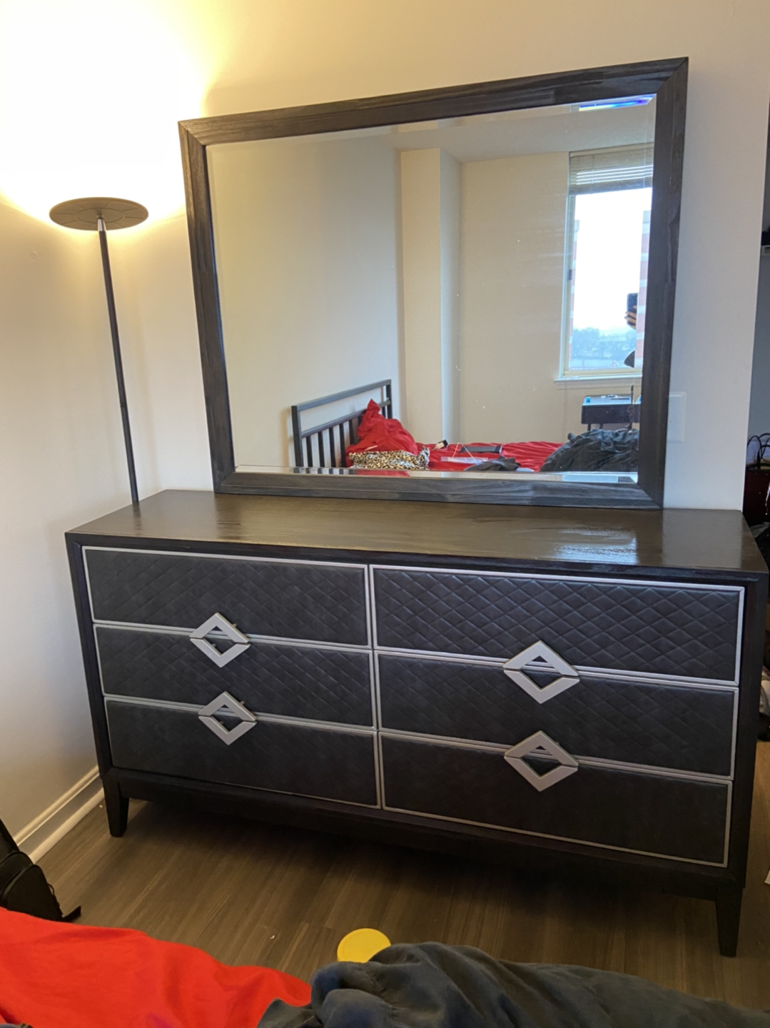 Unique dresser with mirror