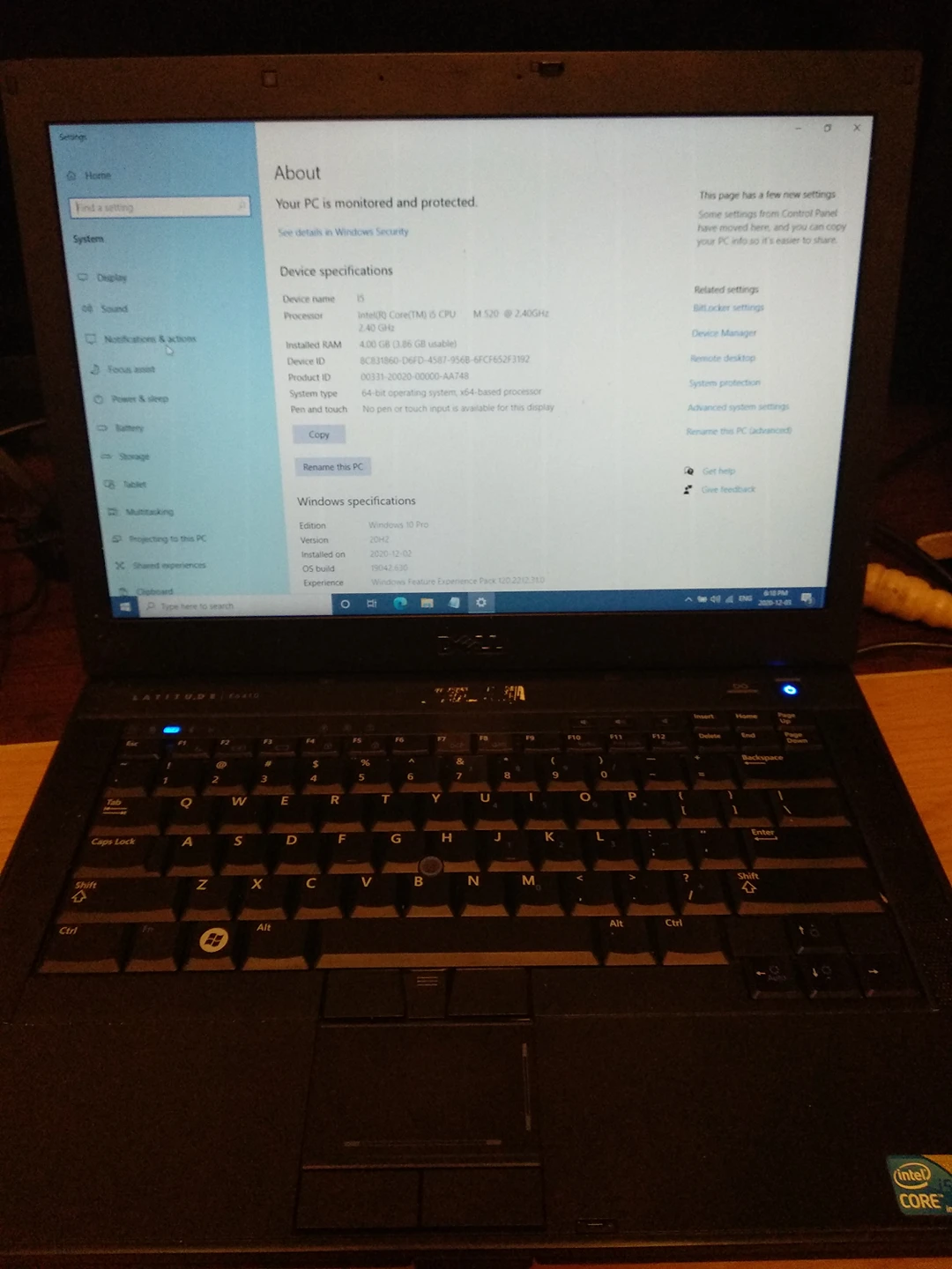 Dell Latitude E6410 laptop / notebook. - photo 3