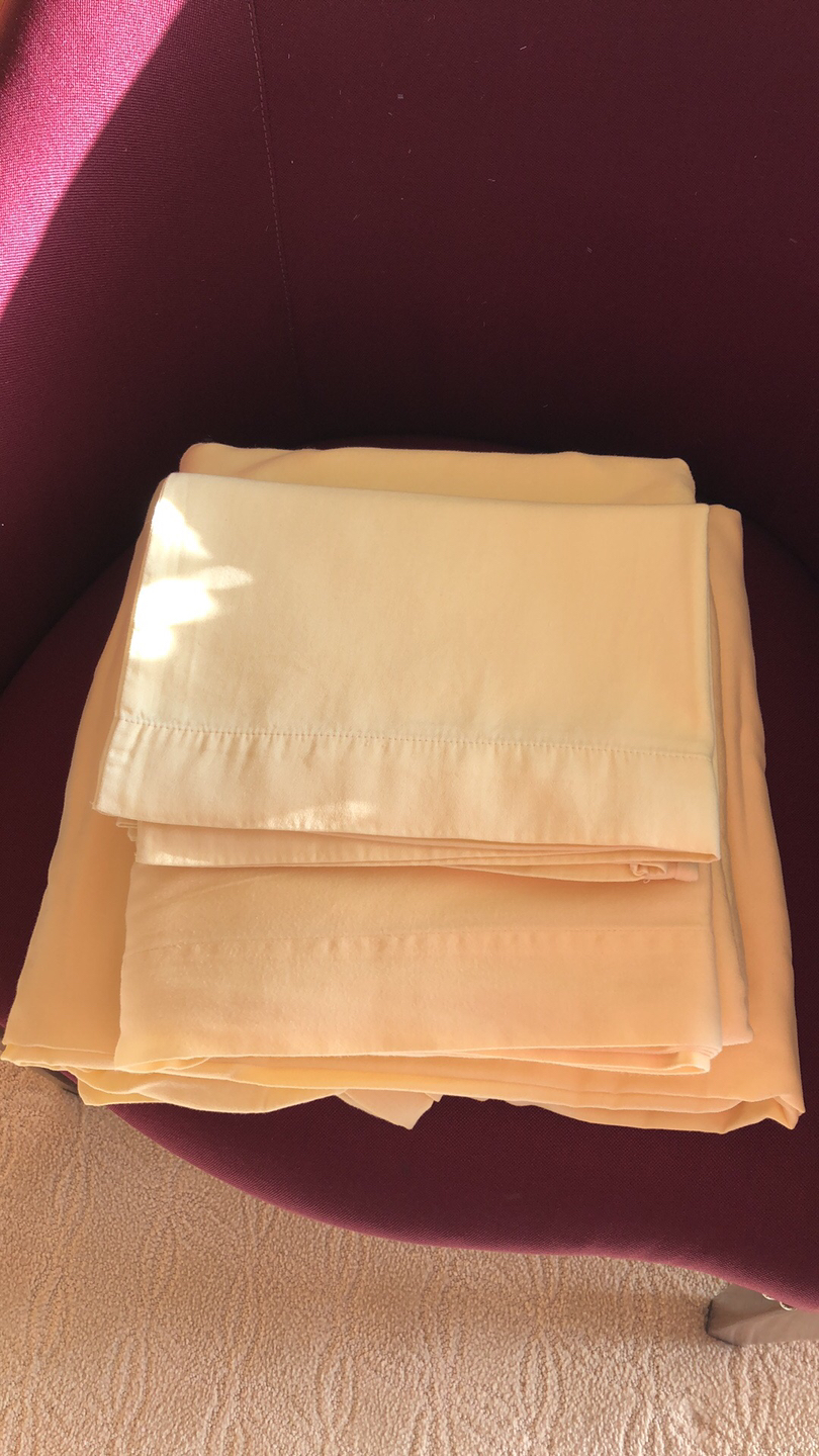 Yellow Flannel Sheets