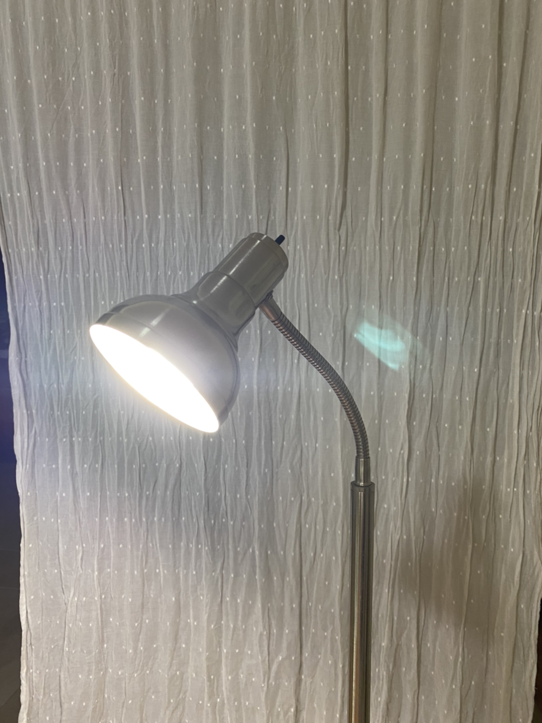 Metal floor lamp