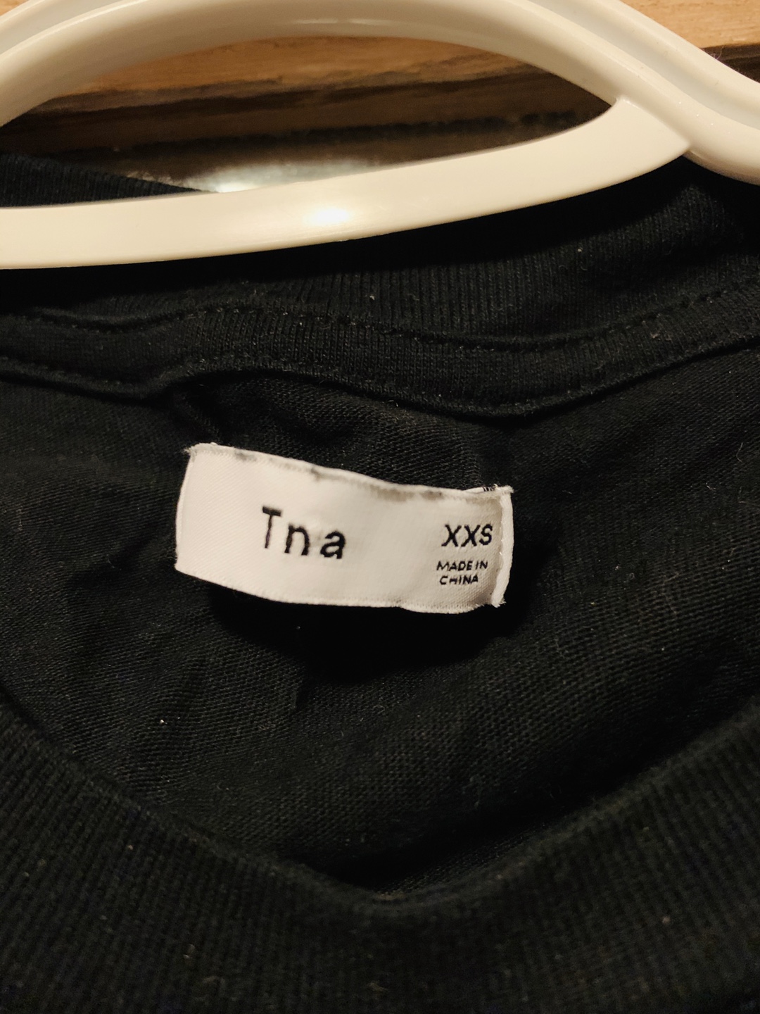 Tna black cropped long sleeve  - photo 2