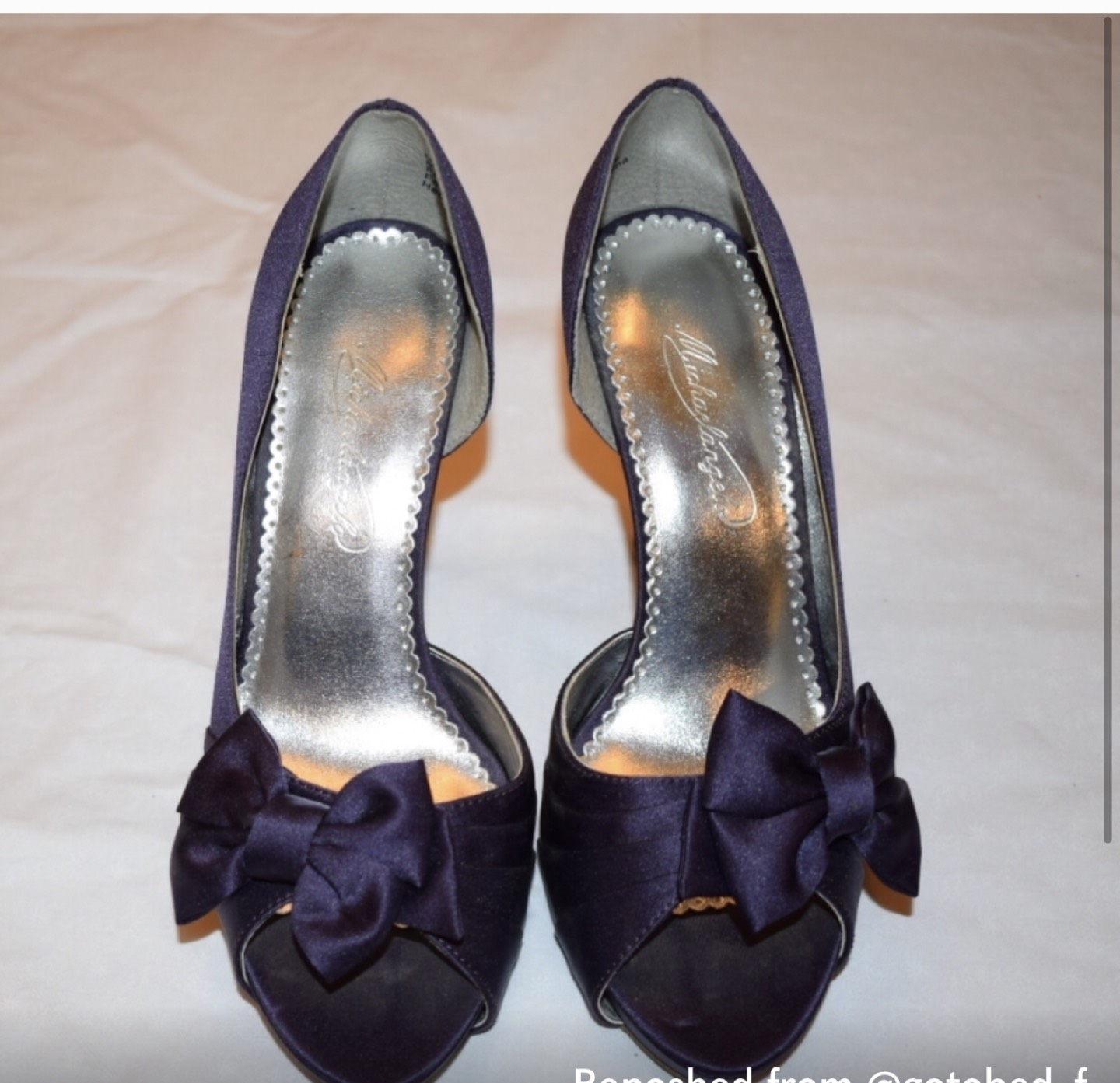 Michelangelo brown purple shoes