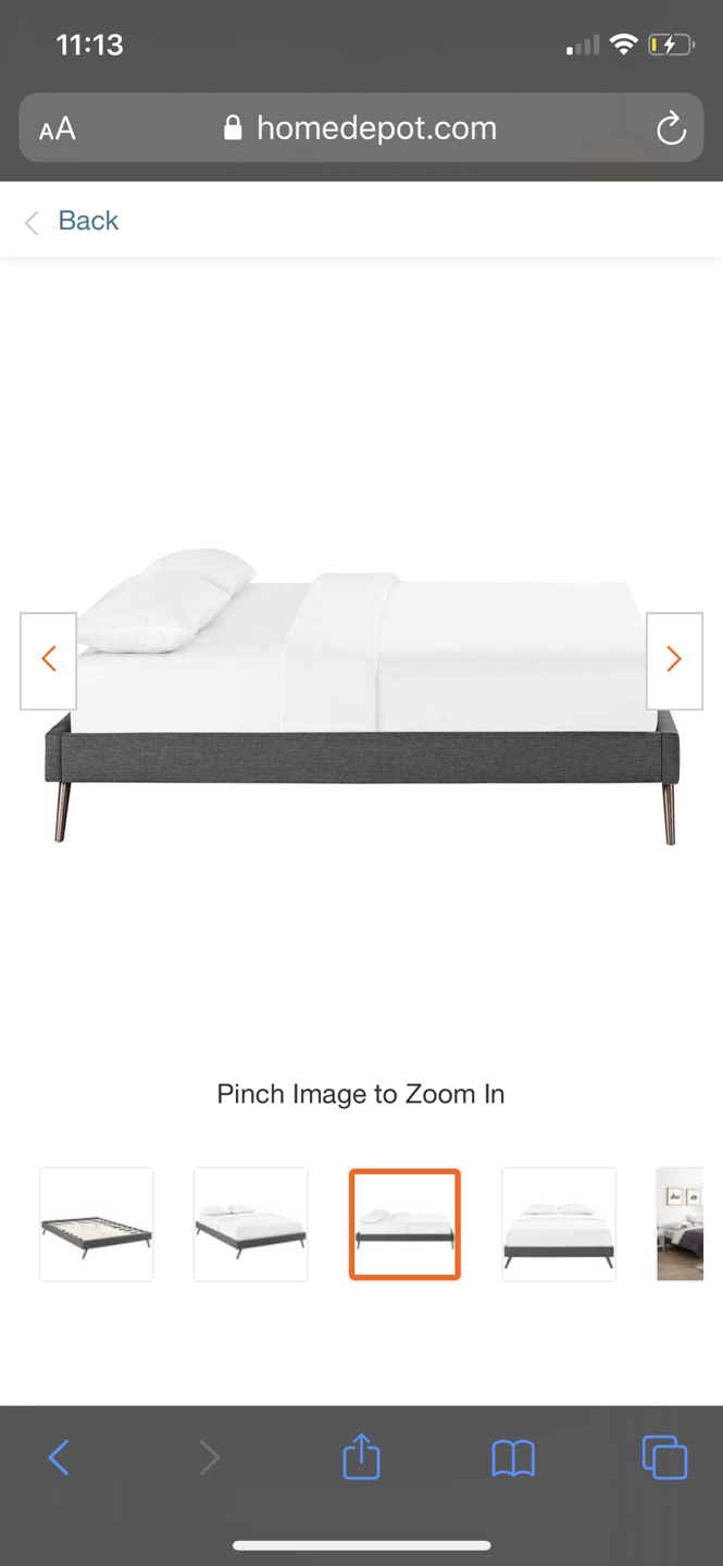 Queen sized bed frame - photo 5