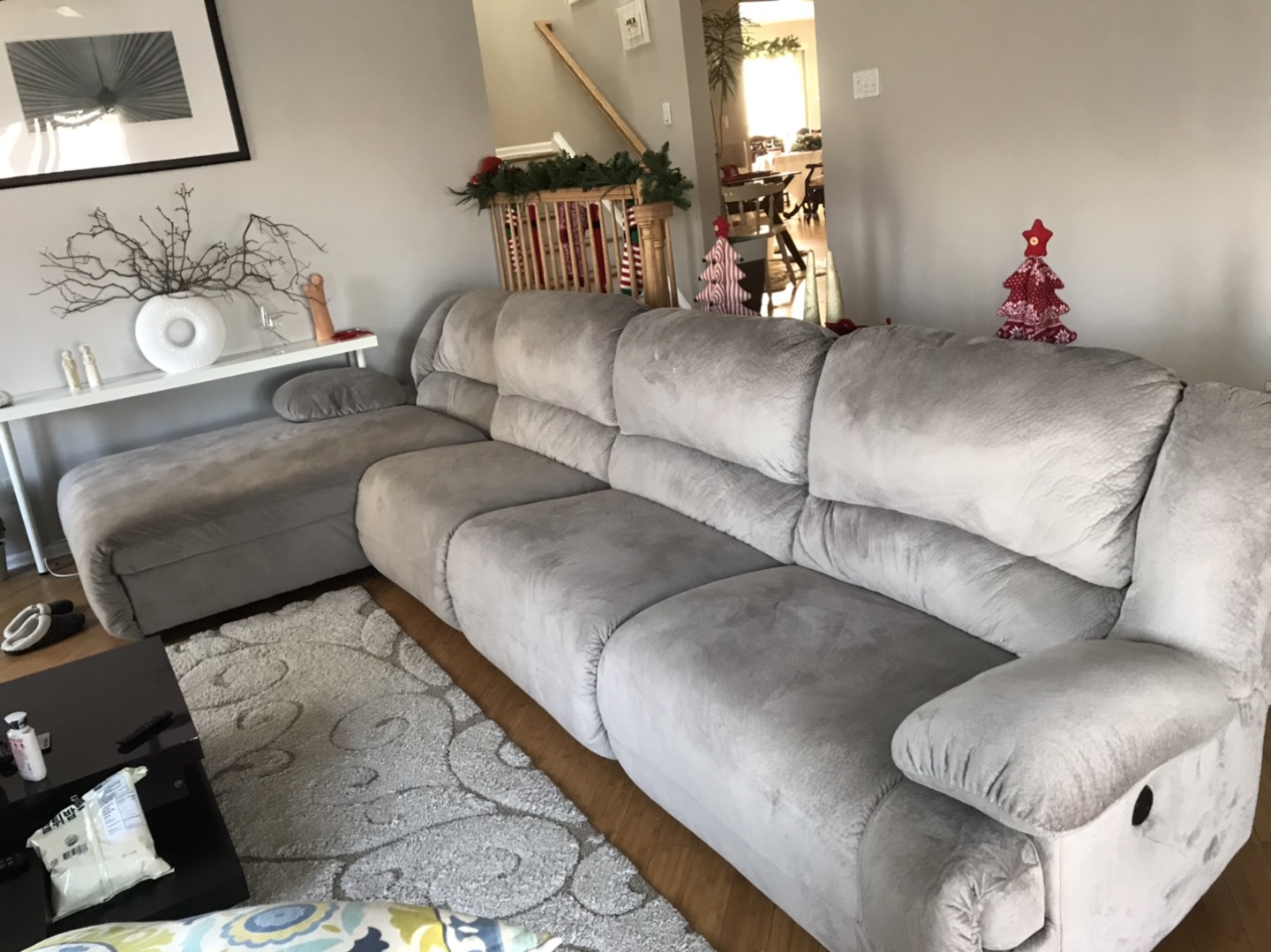 4 Recliner sectional sofa - photo 3