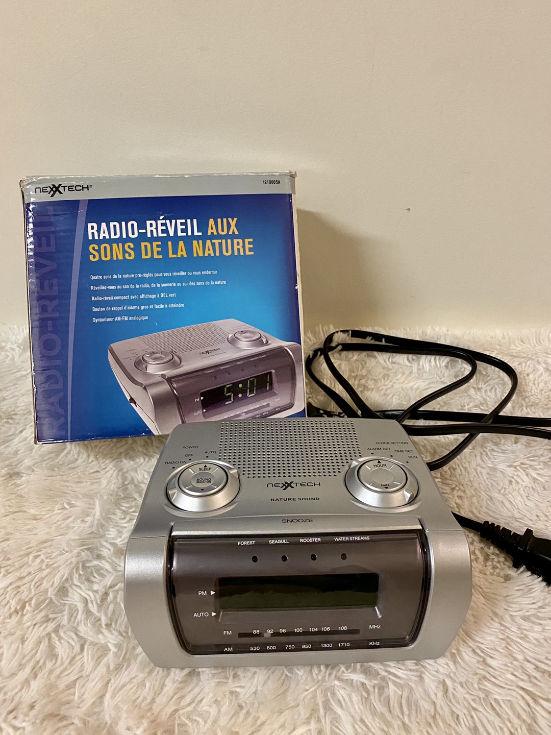 New Nature Sound Clock Radio