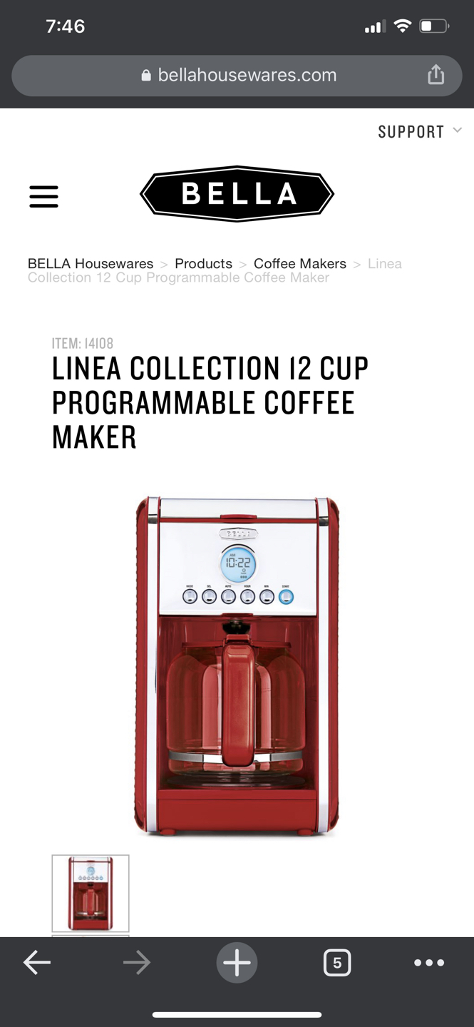 Bella programable coffee machine  - photo 4