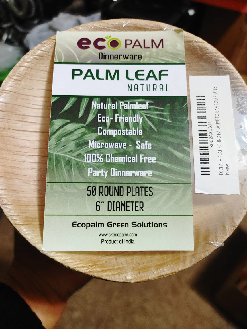 palm leaf plates - photo 3