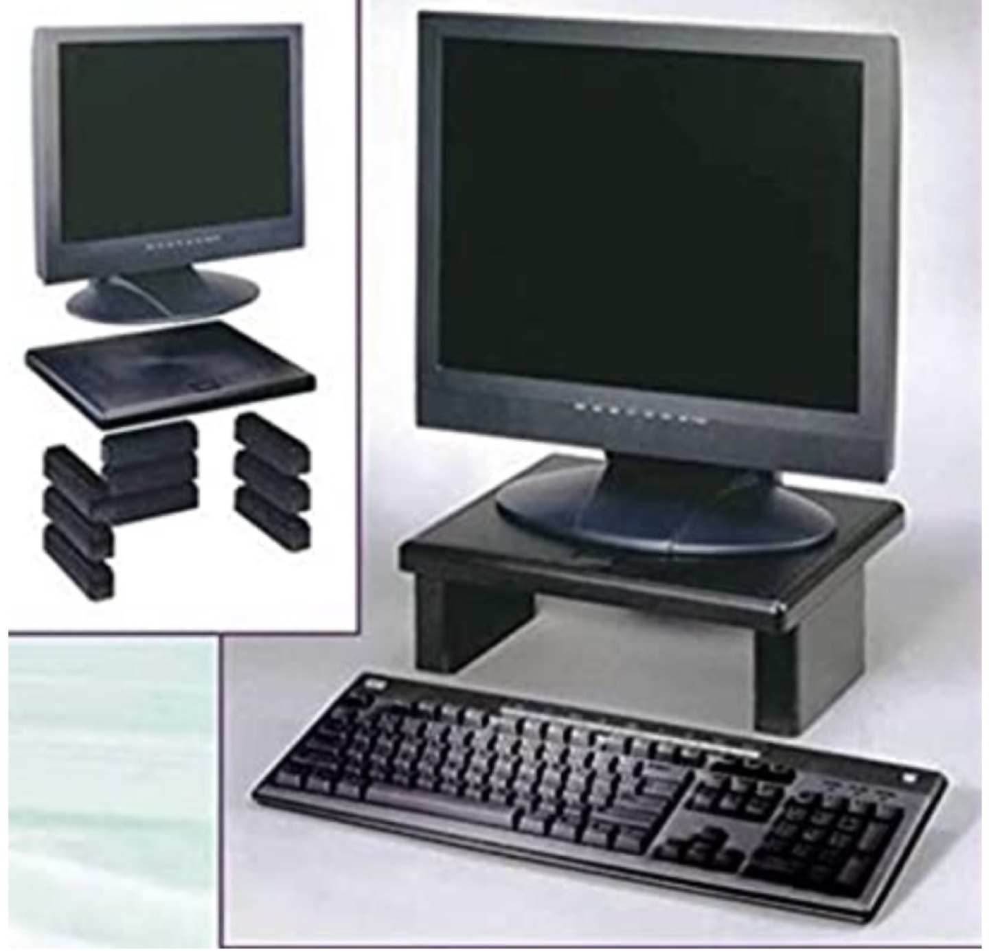 Height adjustable monitor riser thumbnail