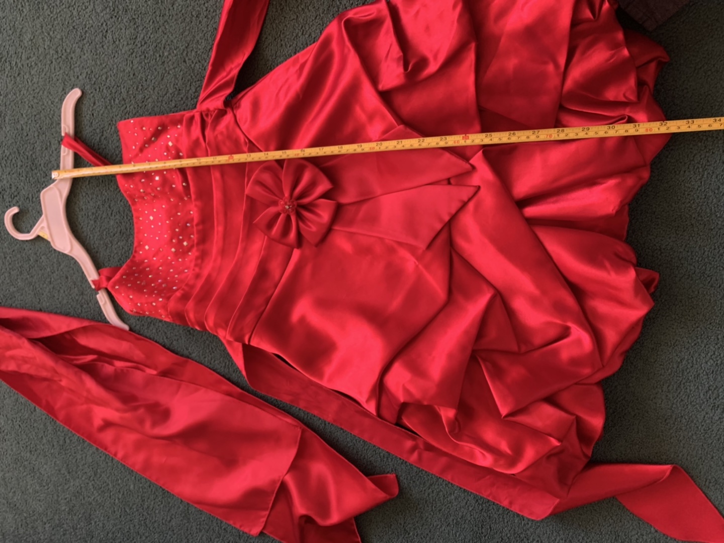 Red dress for elementary school kids  - photo 2