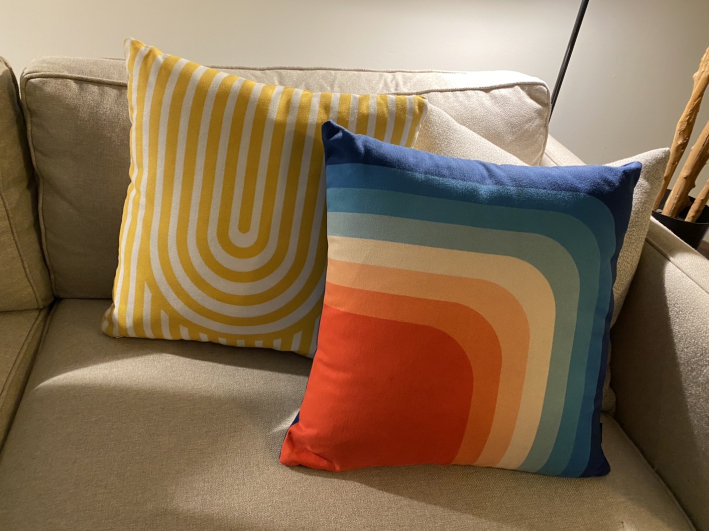 Retro 70s Color Palette III Throw Pillows Alisa Galitsyna 18x18 - photo 2