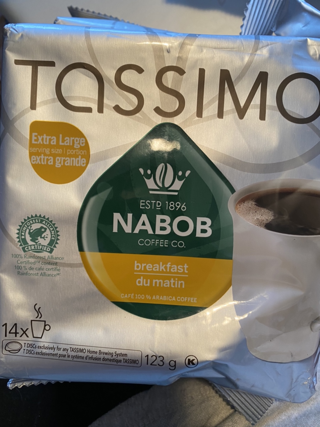 Tassimo Breakfast Blend cups thumbnail