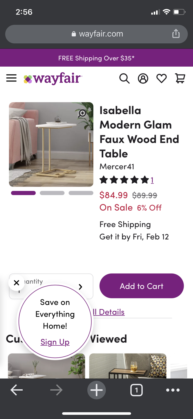 New side table - not assembled yet - photo 2
