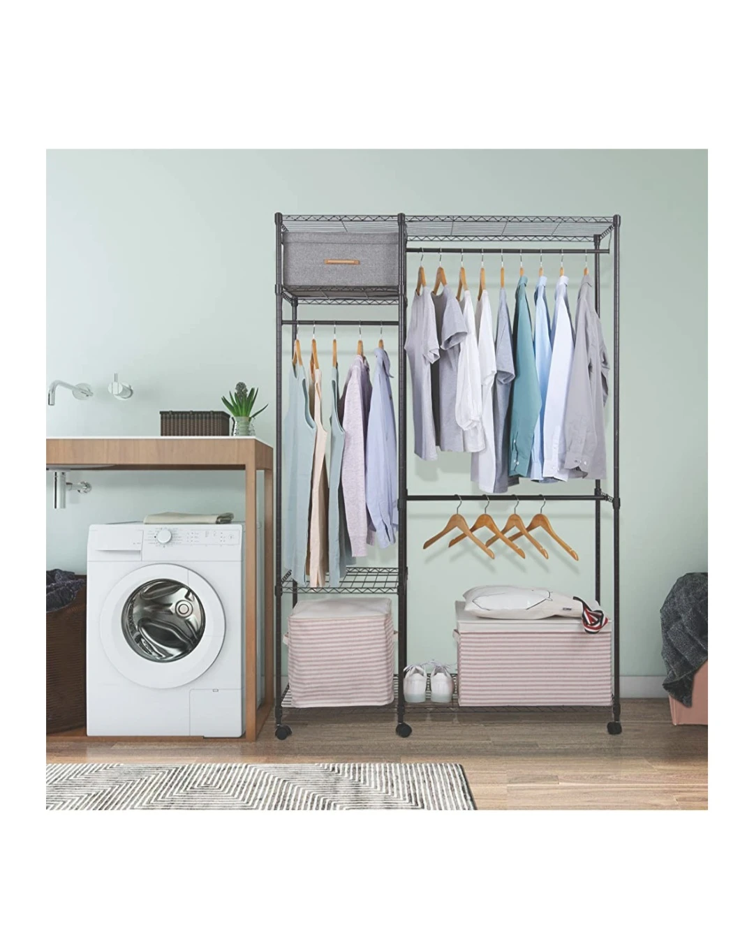 Steel garment rack - photo 3