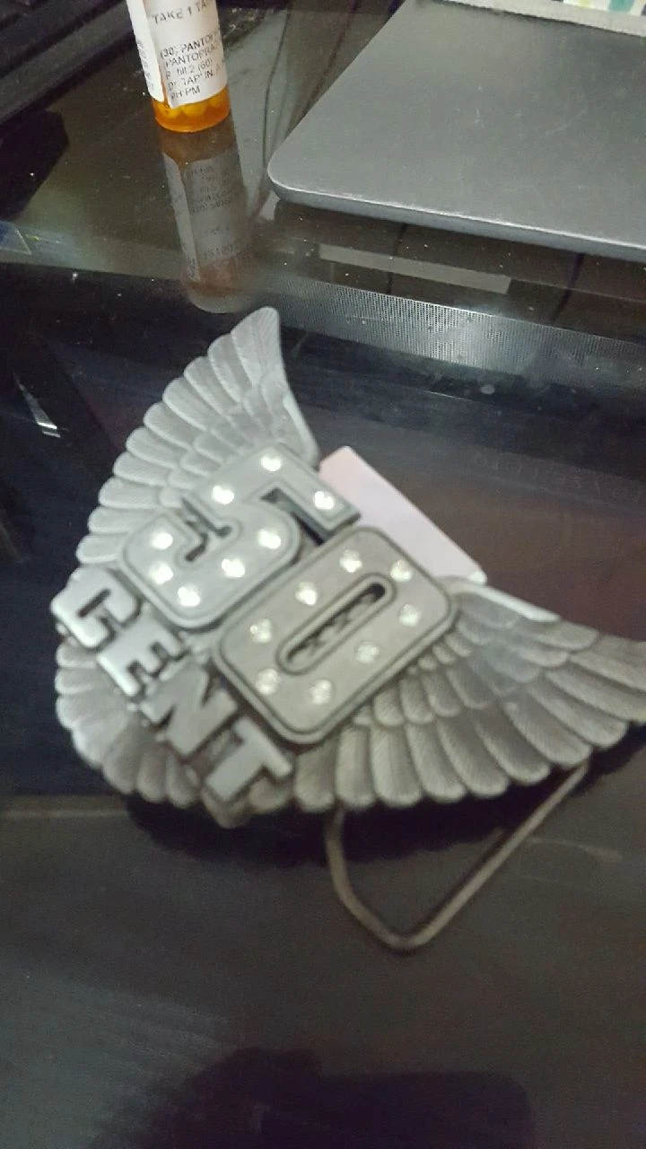 50 Cent belt buckle