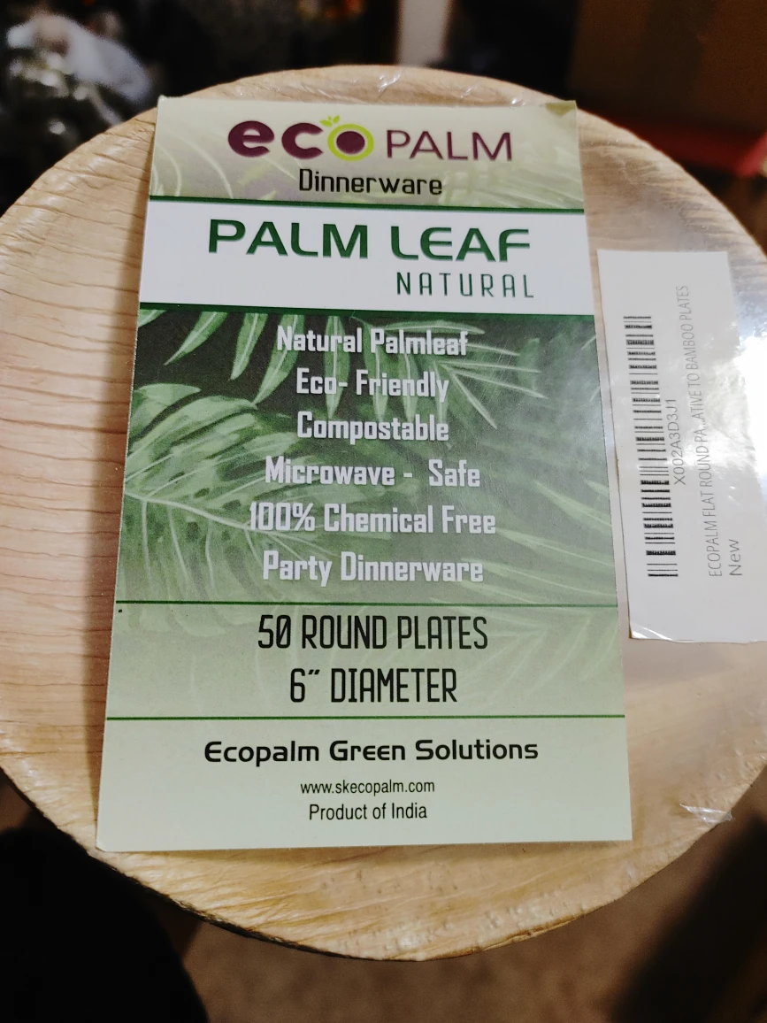 palm leaf plates