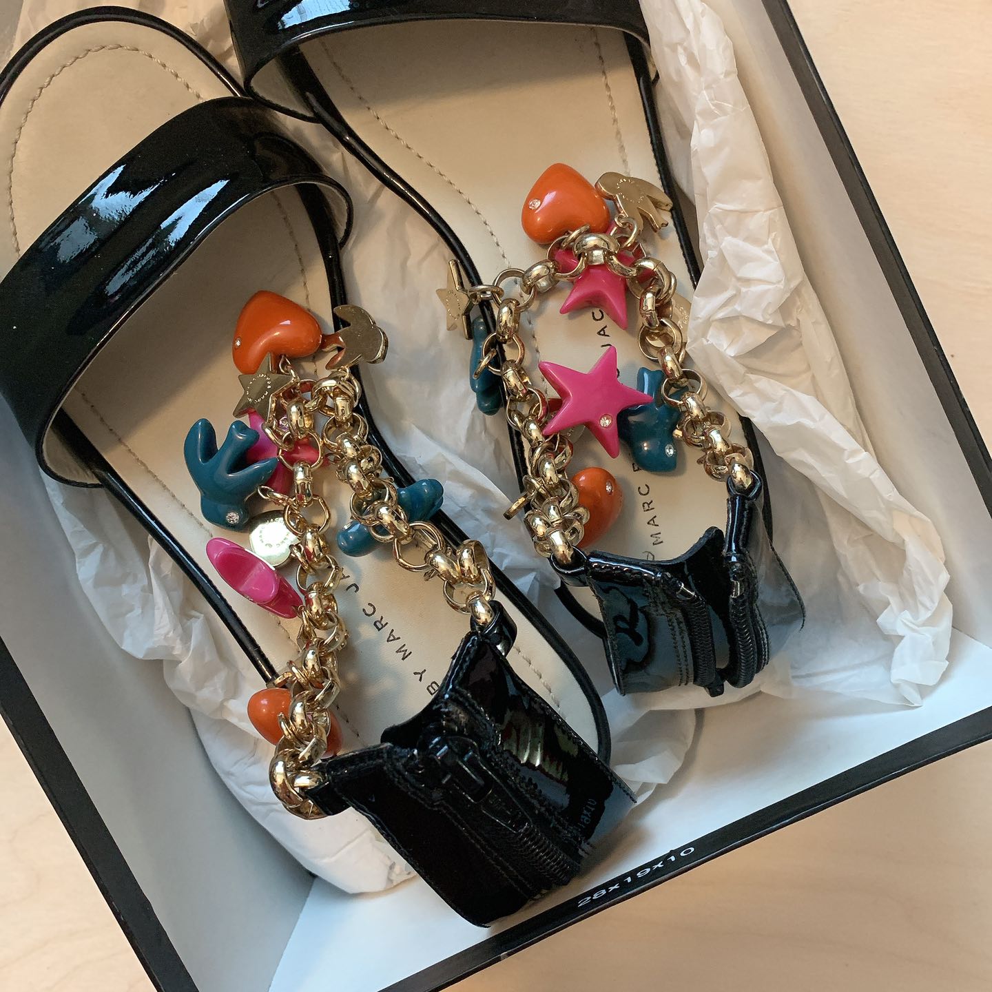 Marc by Marc Jacobs Charm Sandal Sz 37 thumbnail