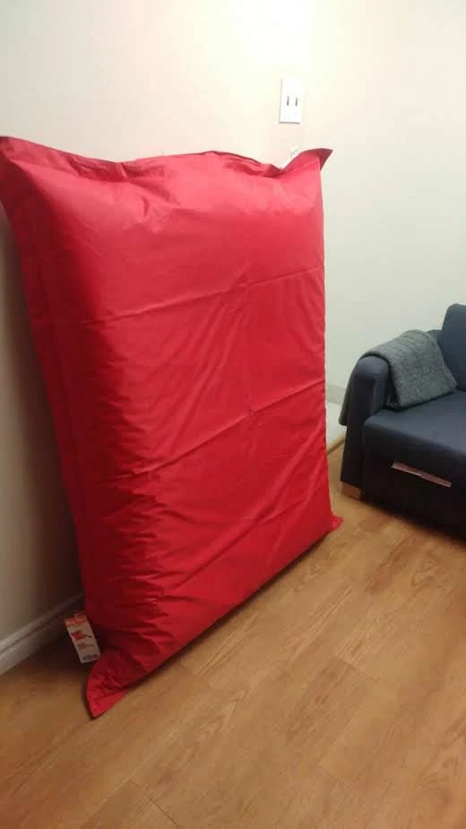 Giant Red Bean Bag Chair - Never Used OBO