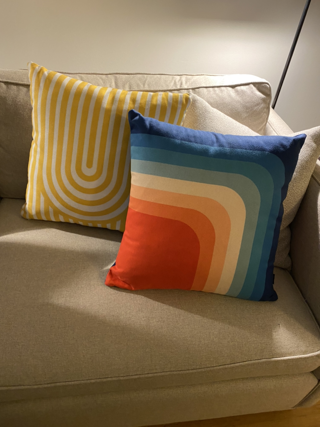 Retro 70s Color Palette III Throw Pillows Alisa Galitsyna 18x18 - photo 3