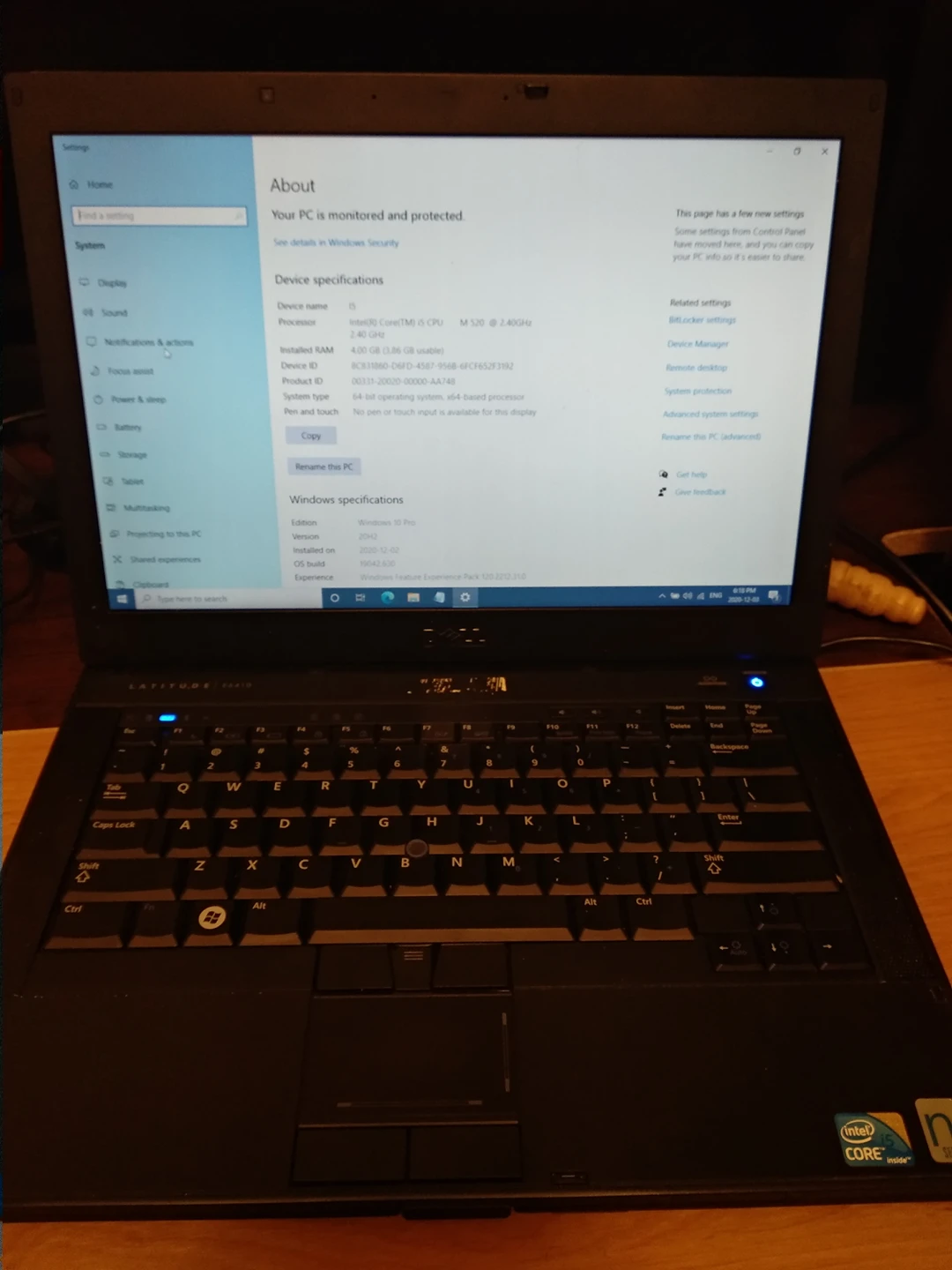 Dell Latitude E6410 laptop / notebook. - photo 2