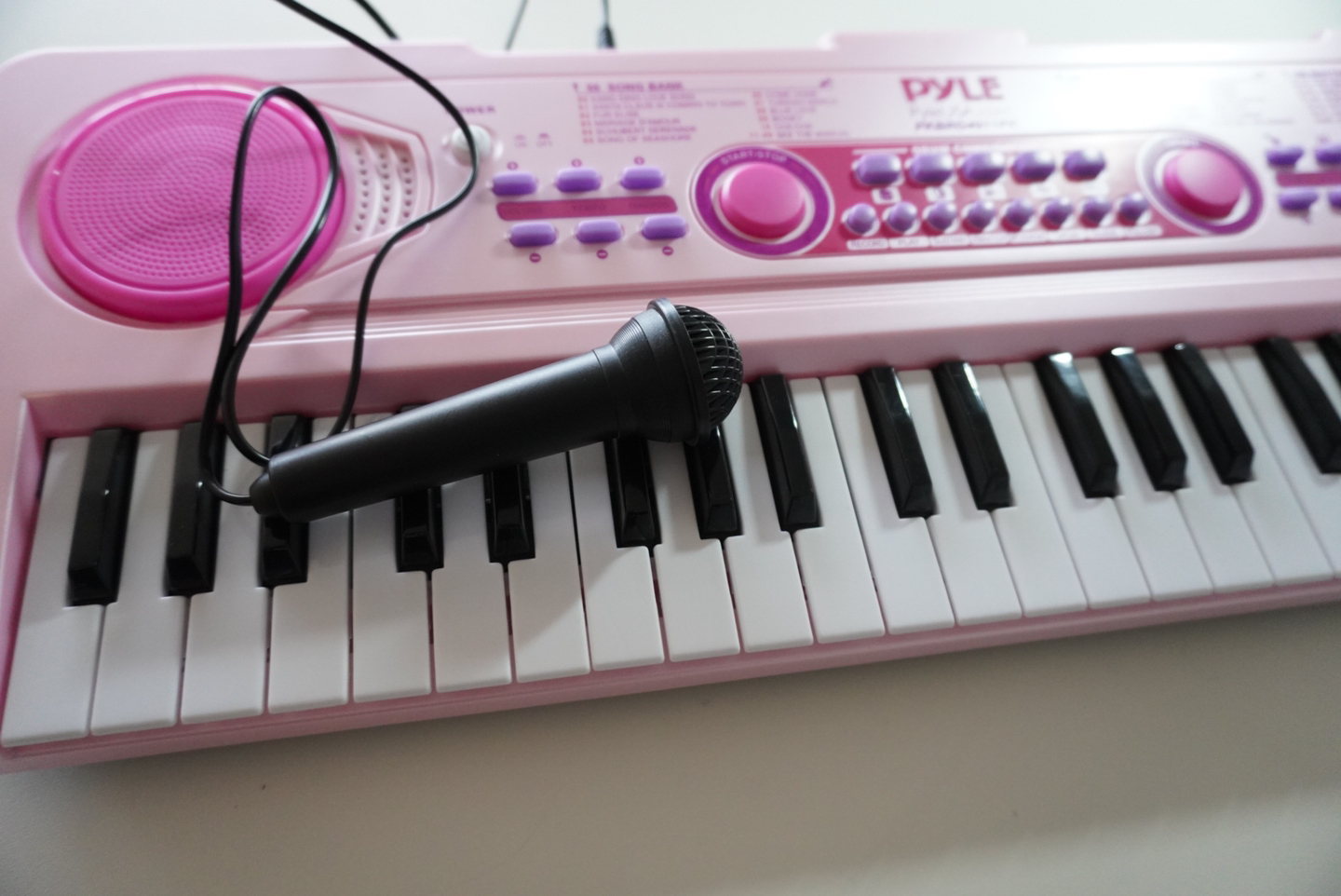 Keyboard for kids with mic (toy)
