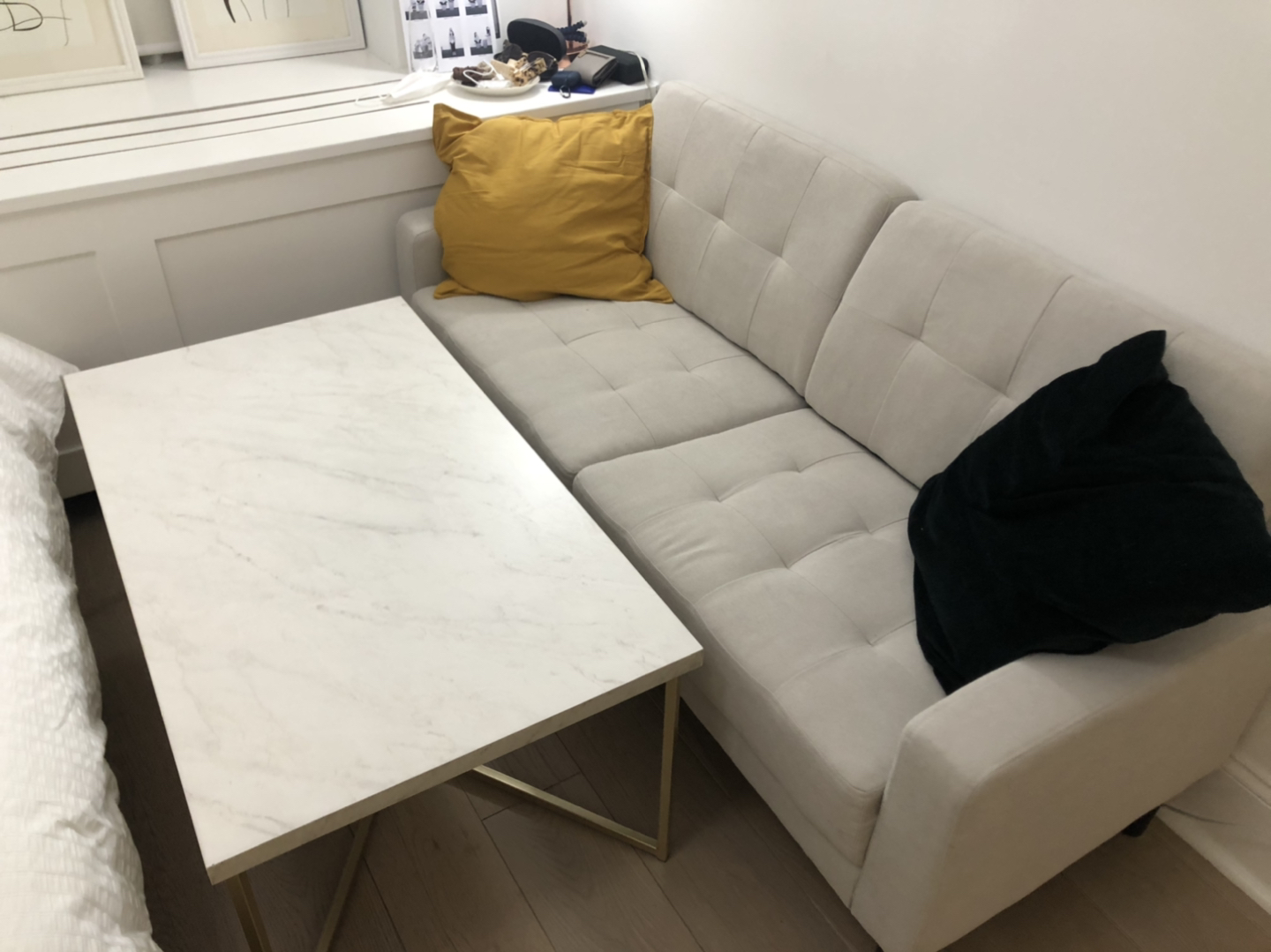 Marble & Gold style coffee table