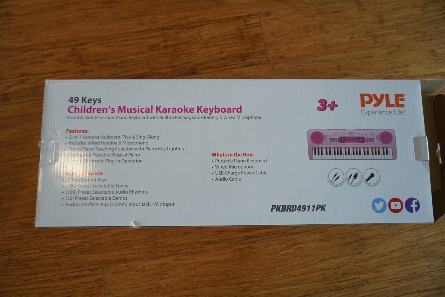 Keyboard for kids with mic (toy) - photo 4