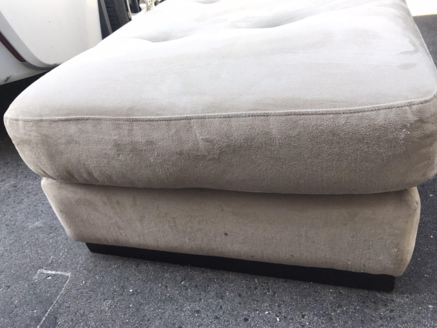 Great condition ottoman light brown  thumbnail