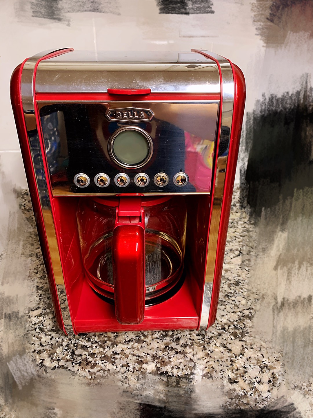 Bella programable coffee machine 