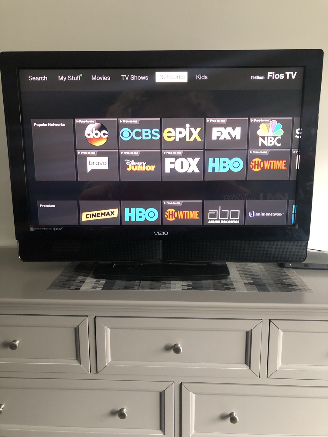 37 inch TV