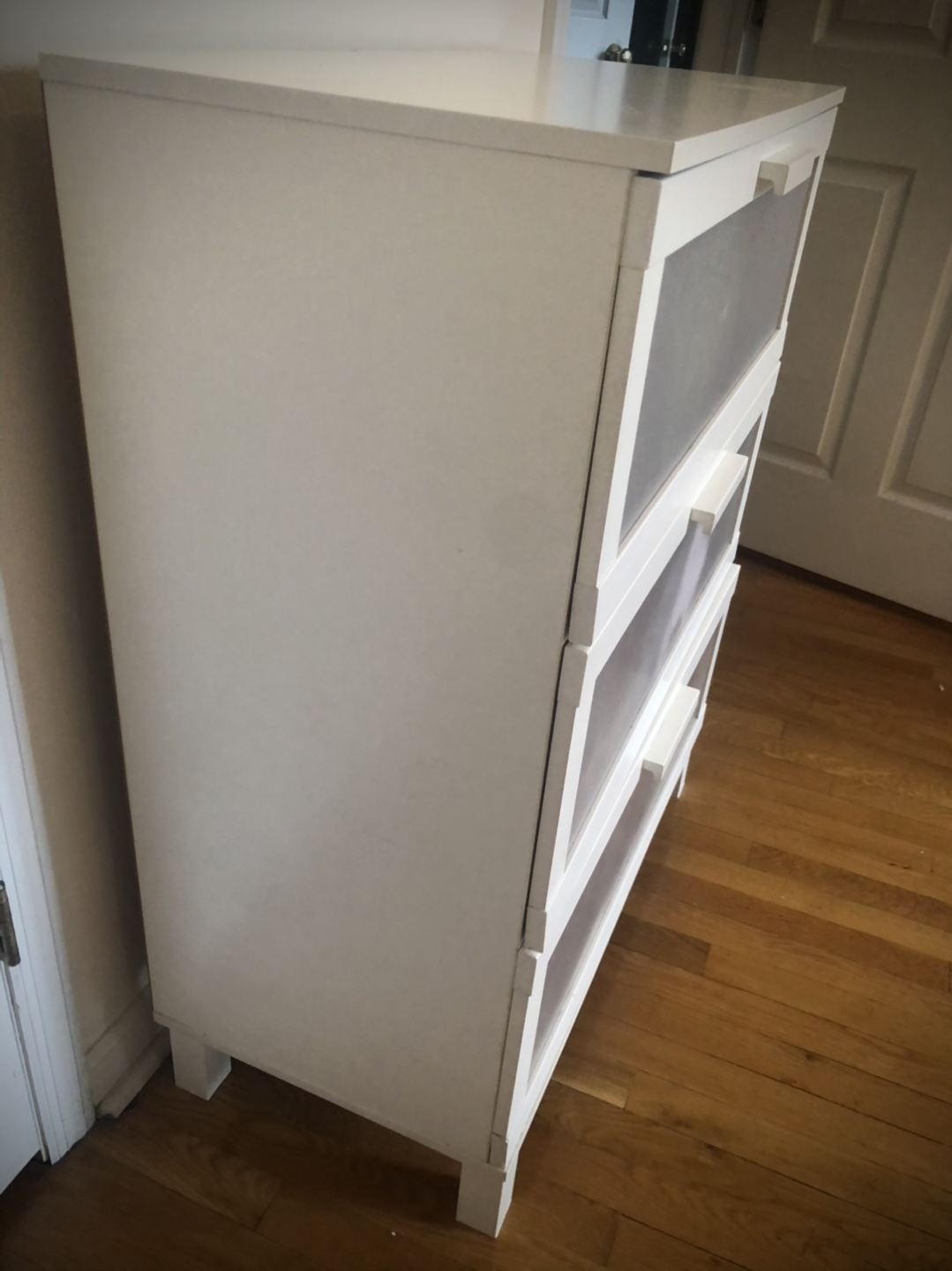 White IKEA Dresser & Nightstand - photo 3