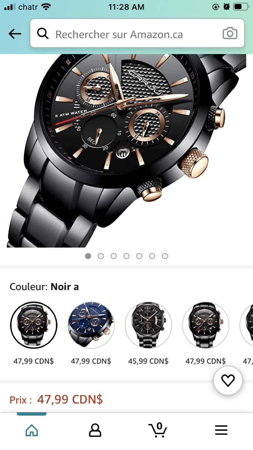 Fashion sports watch thumbnail