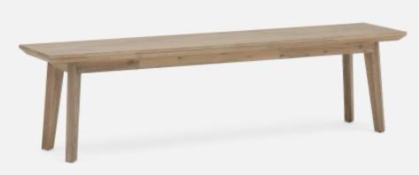 Dining table and 2 benches - Kabbann acacia wood  - photo 3