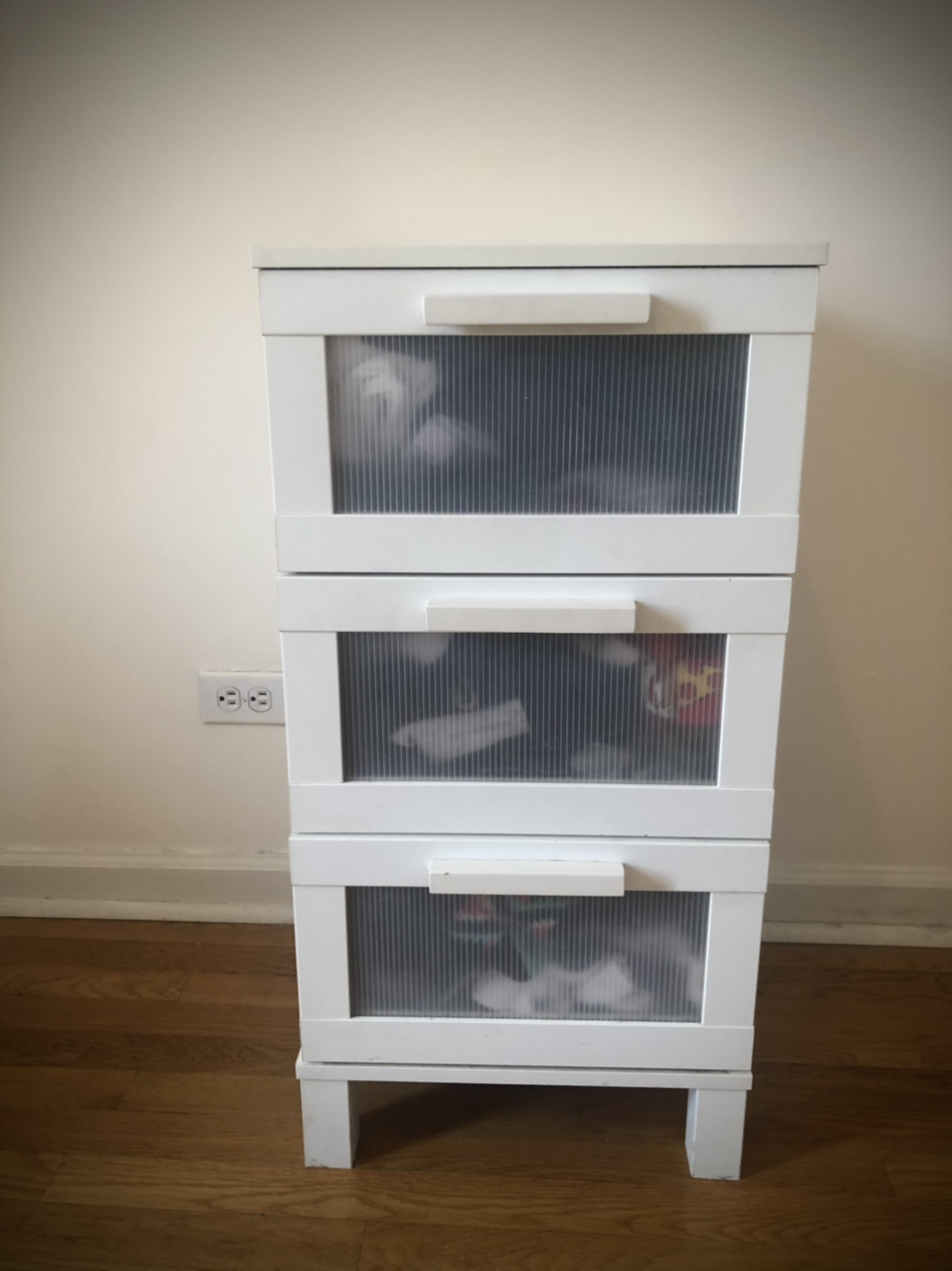 White IKEA Dresser & Nightstand - photo 2