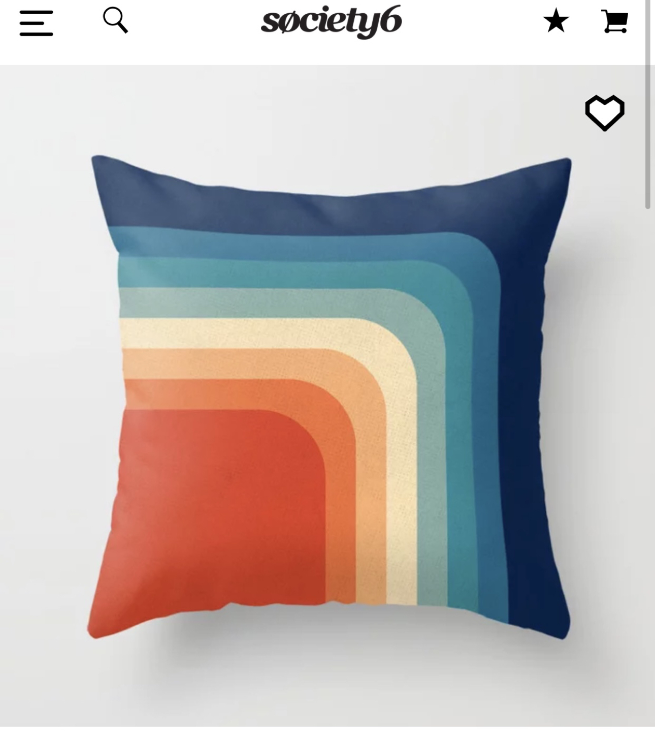 Retro 70s Color Palette III Throw Pillows Alisa Galitsyna 18x18