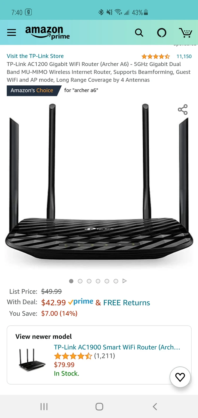 (new) TP-link wifi router (AC1200) - photo 2