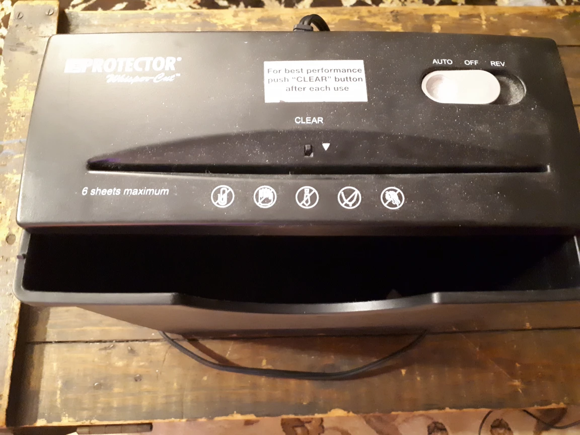 paper shredder