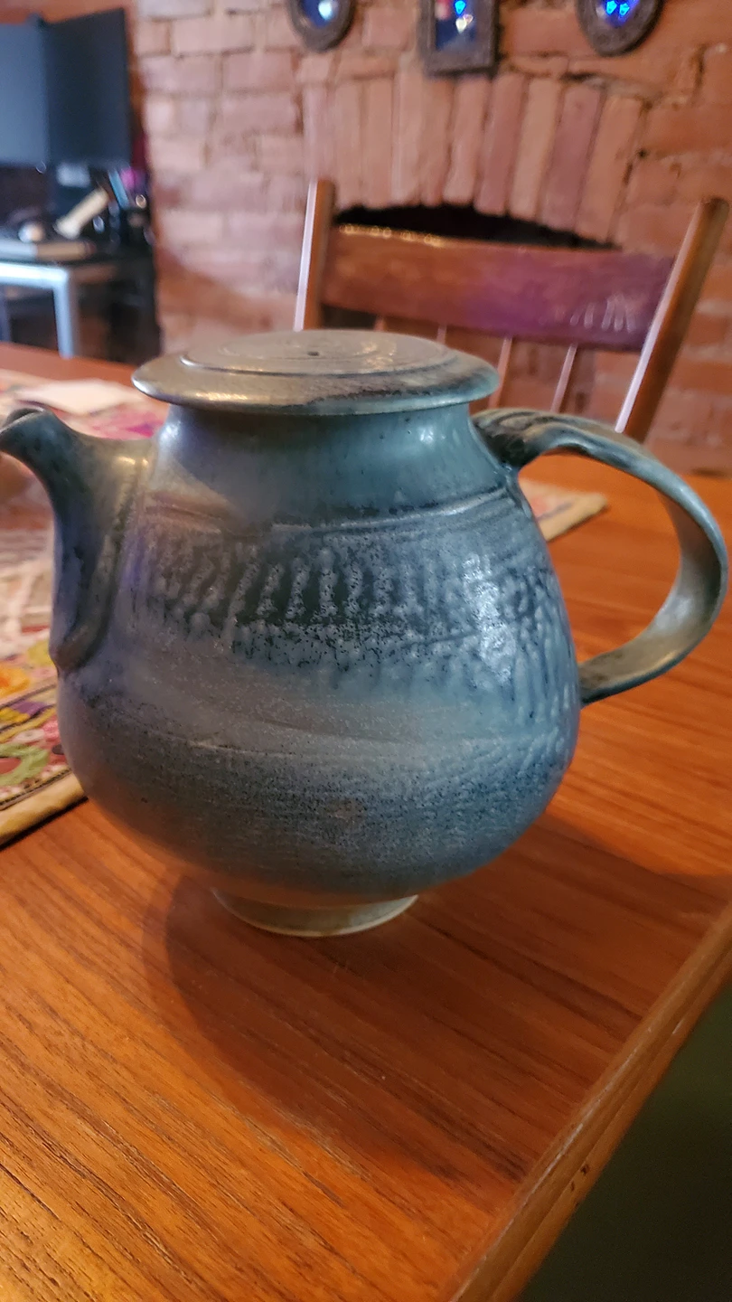 hand painted pitcher /vase