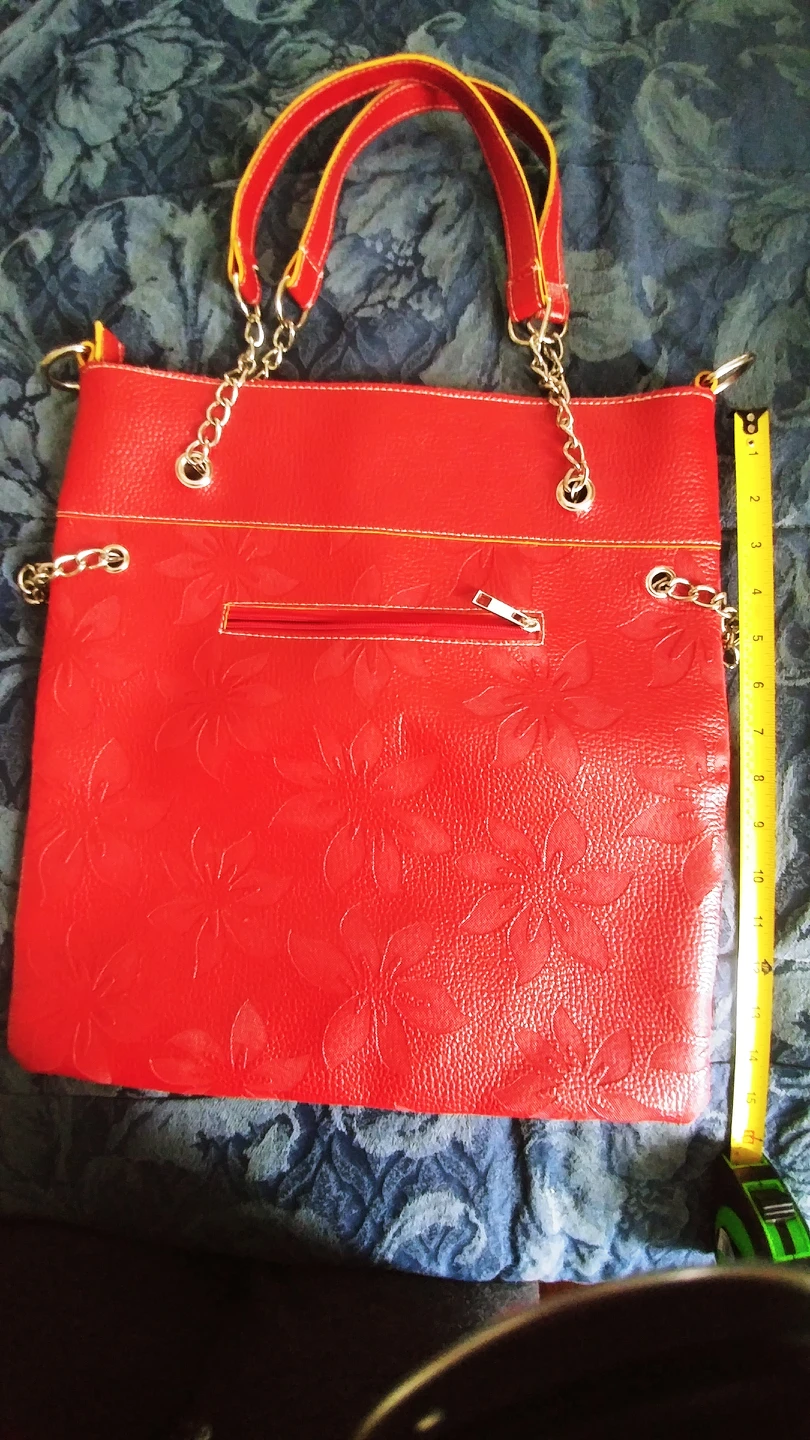 new. never used. fashion bag. pleather. priced to sell thumbnail