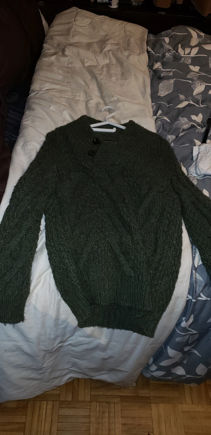 Zara green knitted