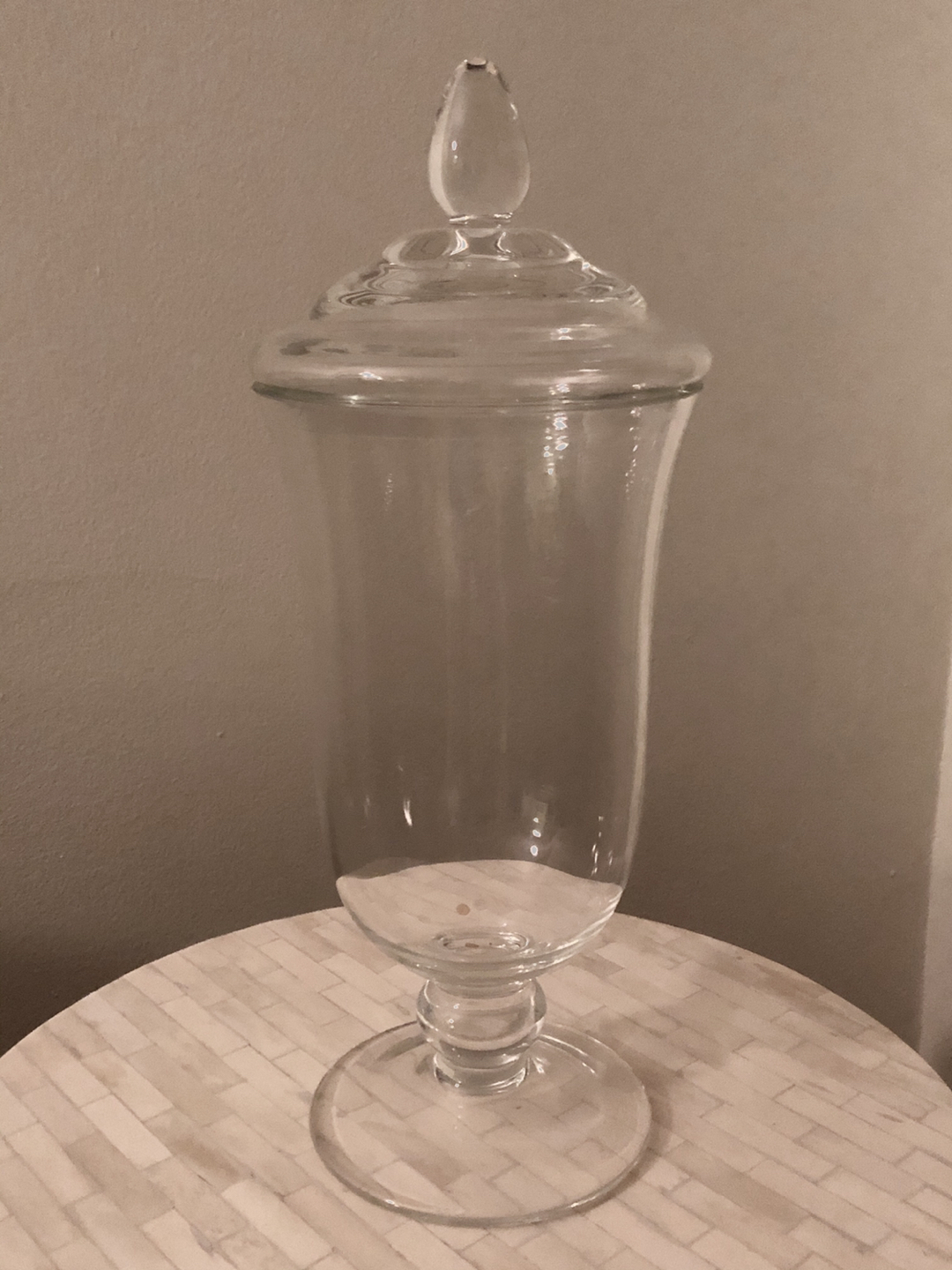 Anthropologie Large Glass Apothecary Jar