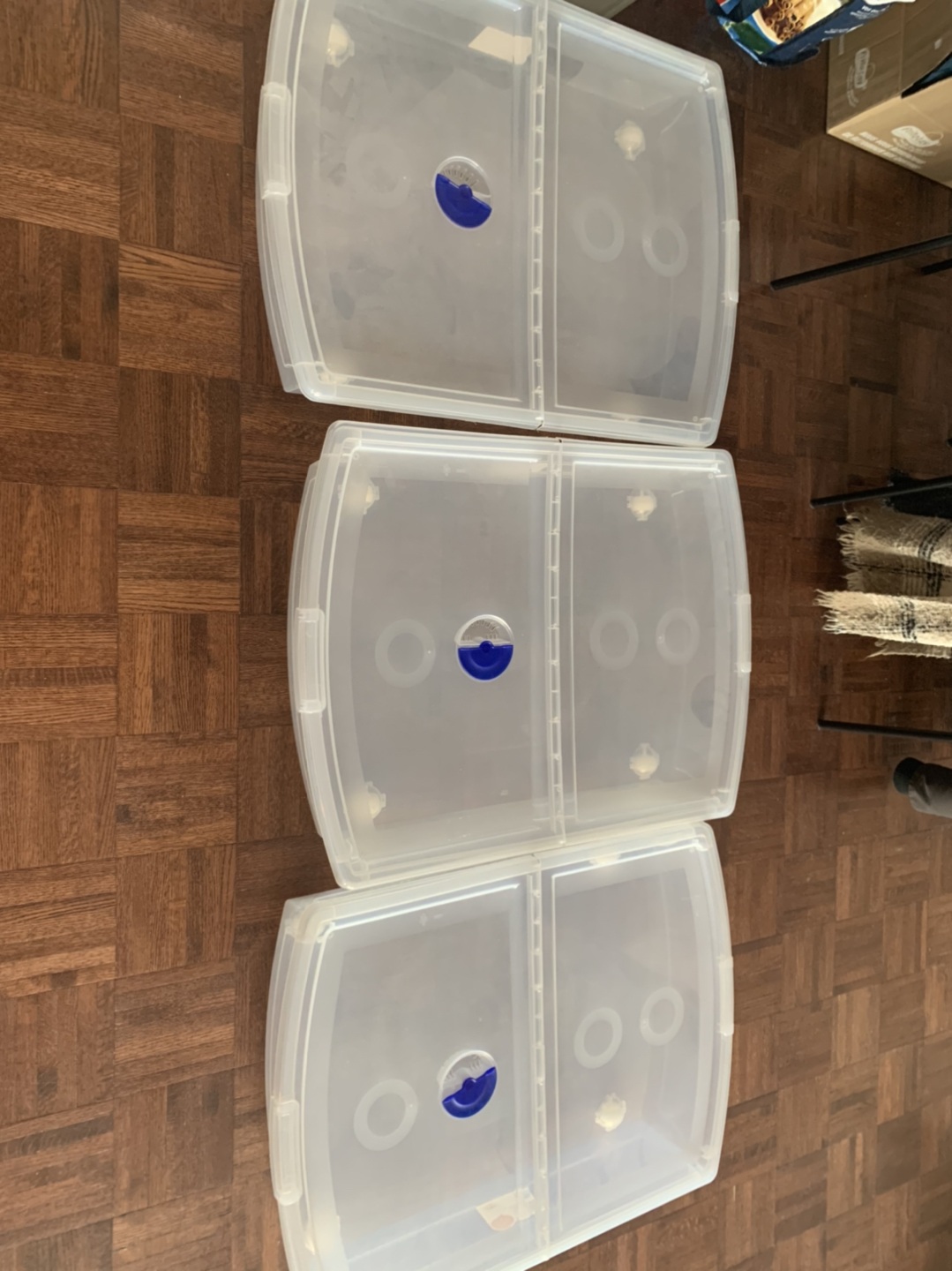 Storage boxes (x3) - 40$ - pick up 