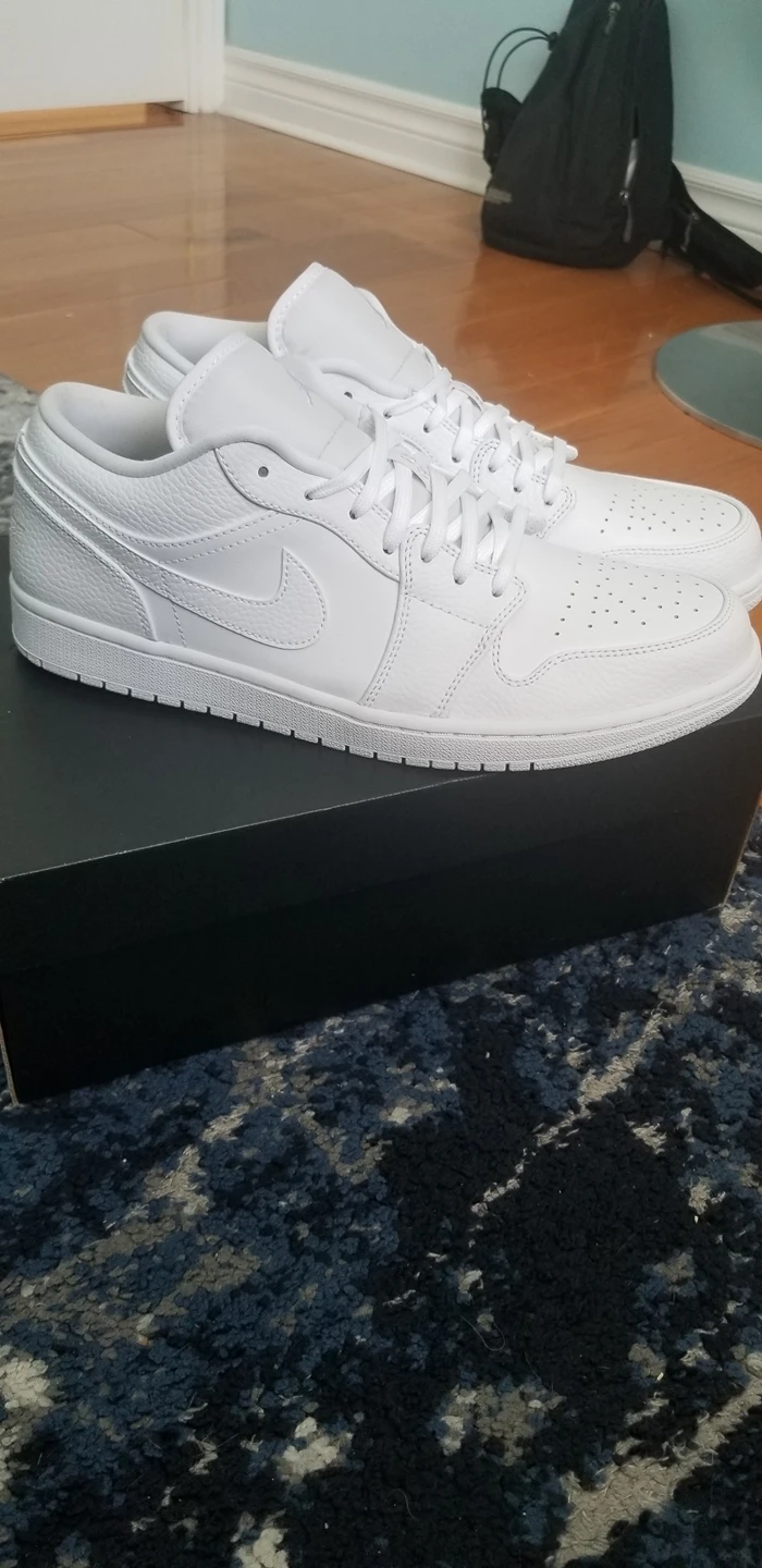 Air Jordan 1 low triple white - photo 2