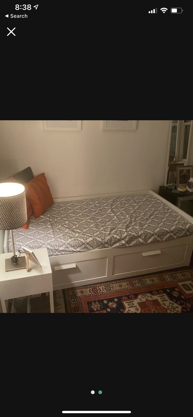 IKEA white daybed